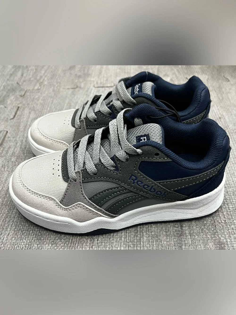 Reebok Royal Prime 2.0 Low Top Lace-Up Unisex Kids Sneaker US 11 Gray